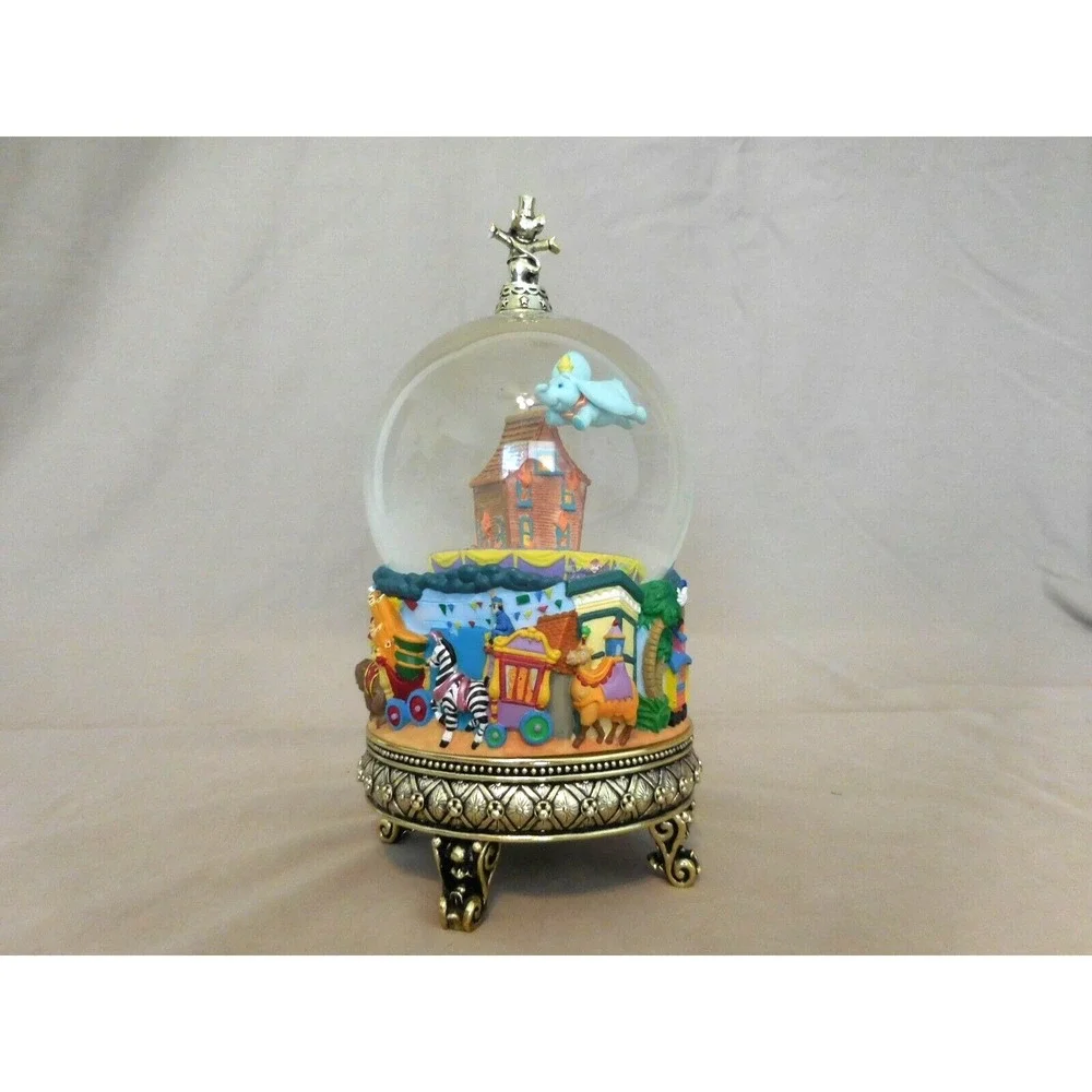 Disney Dumbo Master Of Animation Snow Globe Ward Kimball Turning Rare HTF